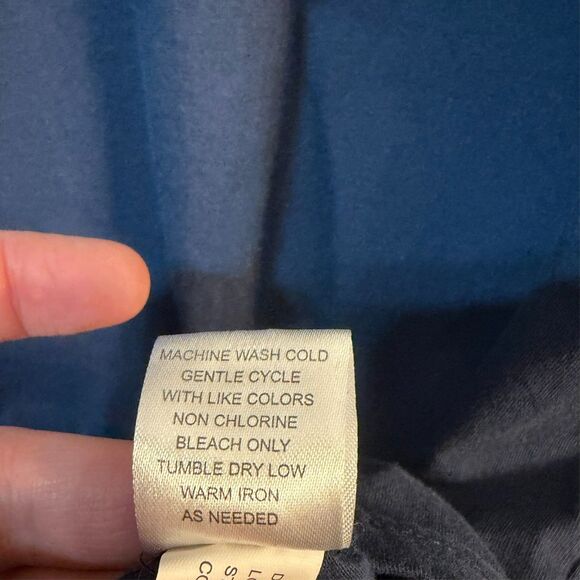 Johnnie O Hangin Out Mens Large Solid Blue Performance Stretch Polo Short Sleeve - Picture 6 of 9